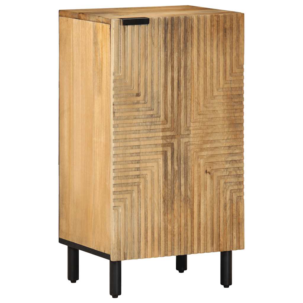 Buffet marron 40x33x75 cm bois massif de manguier