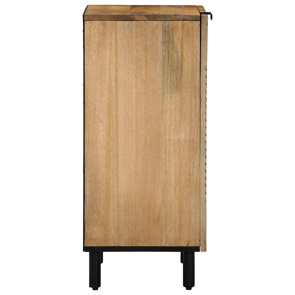 Buffet marron 40x33x75 cm bois massif de manguier