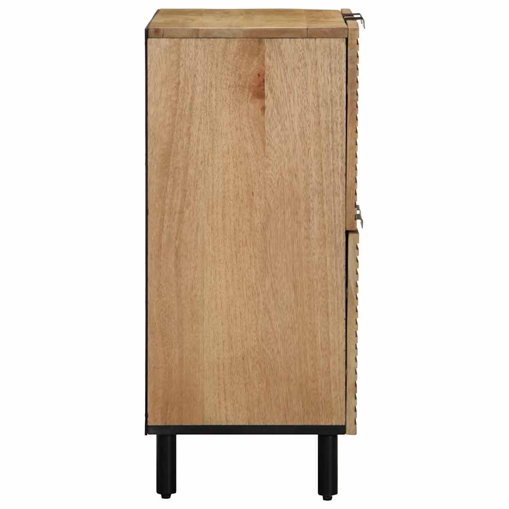 Buffet marron 60x33x75 cm bois massif de manguier