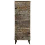 Buffet 40x33x110 cm bois de manguier massif