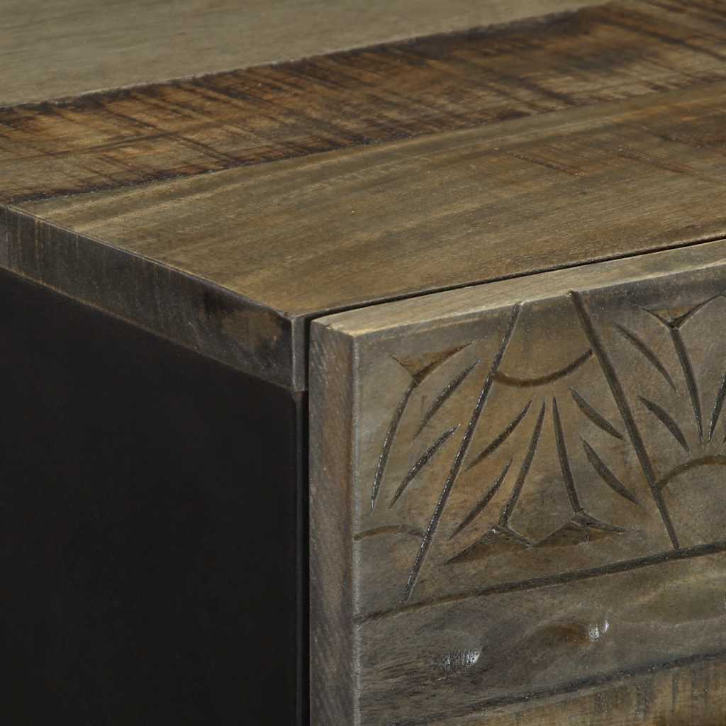 Buffet 40x33x110 cm bois de manguier massif