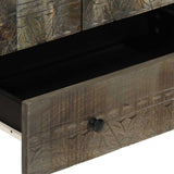 Buffet 60x33x110 cm bois de manguier massif