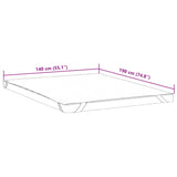 Protège-matelas blanc 140x190 cm imperméable