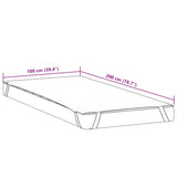 Protège-matelas blanc 100x200 cm imperméable