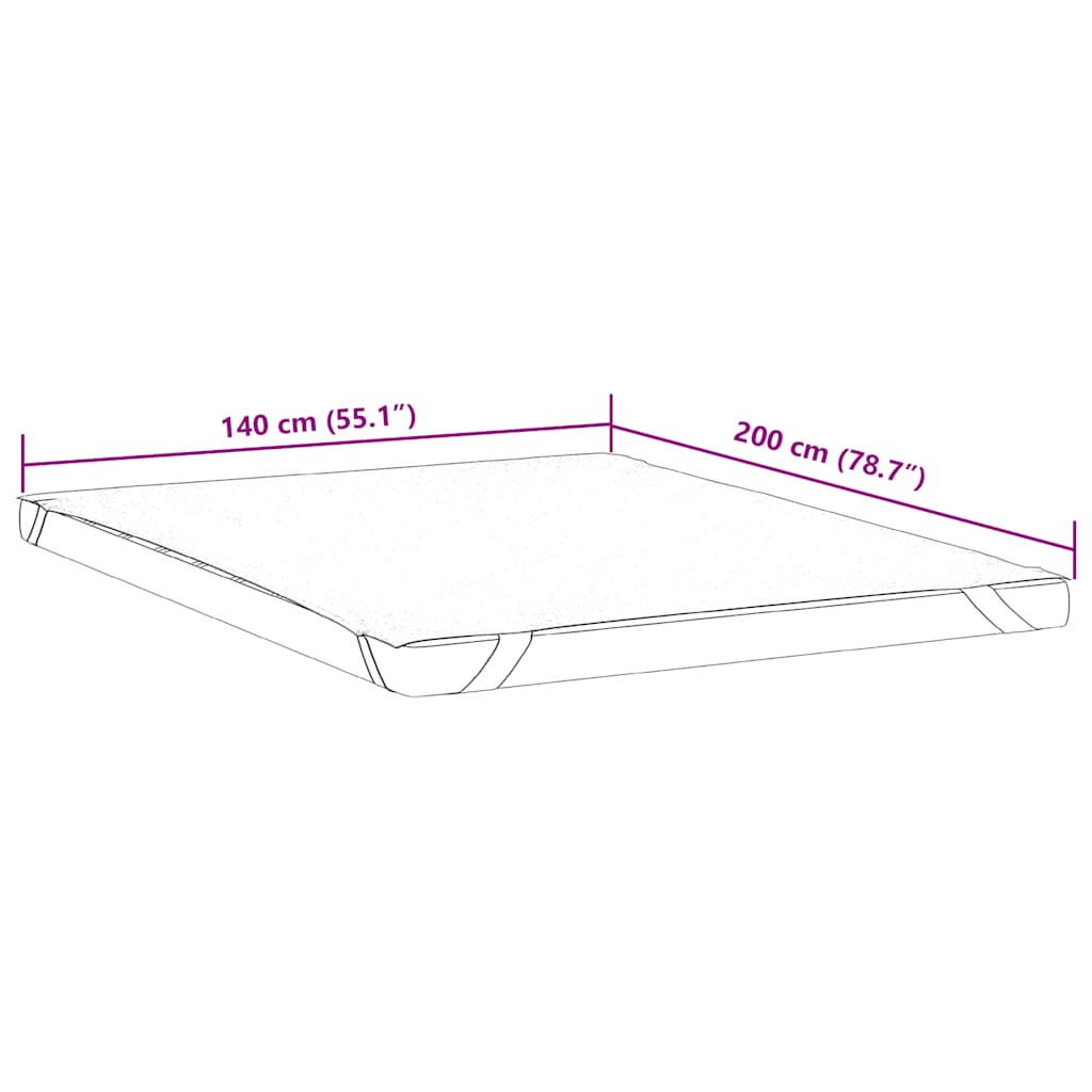 Protège-matelas blanc 140x200 cm imperméable