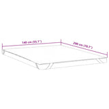 Protège-matelas blanc 140x200 cm imperméable