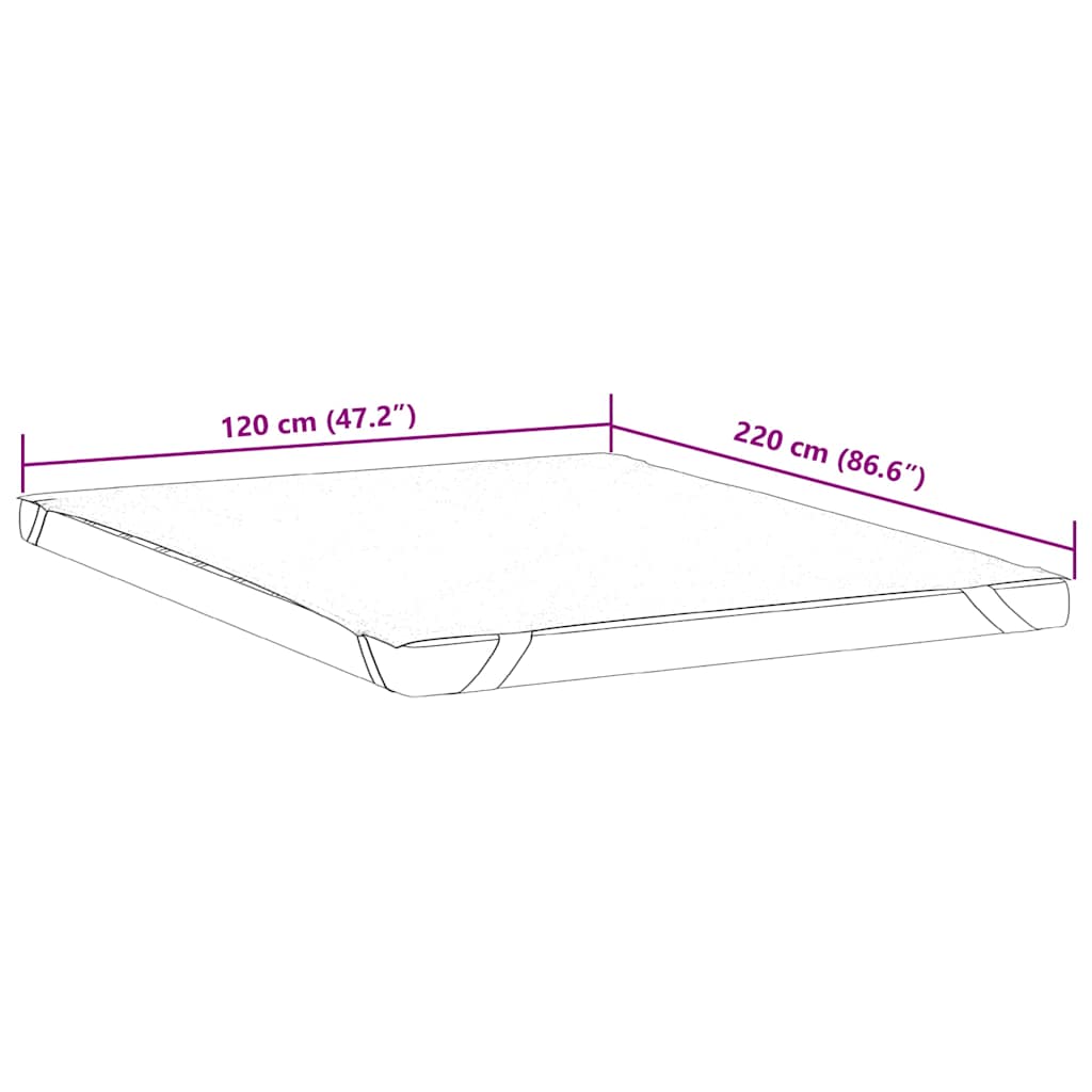 Protège-matelas blanc 120x220 cm imperméable