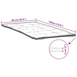 Protège-matelas blanc 90x190 cm