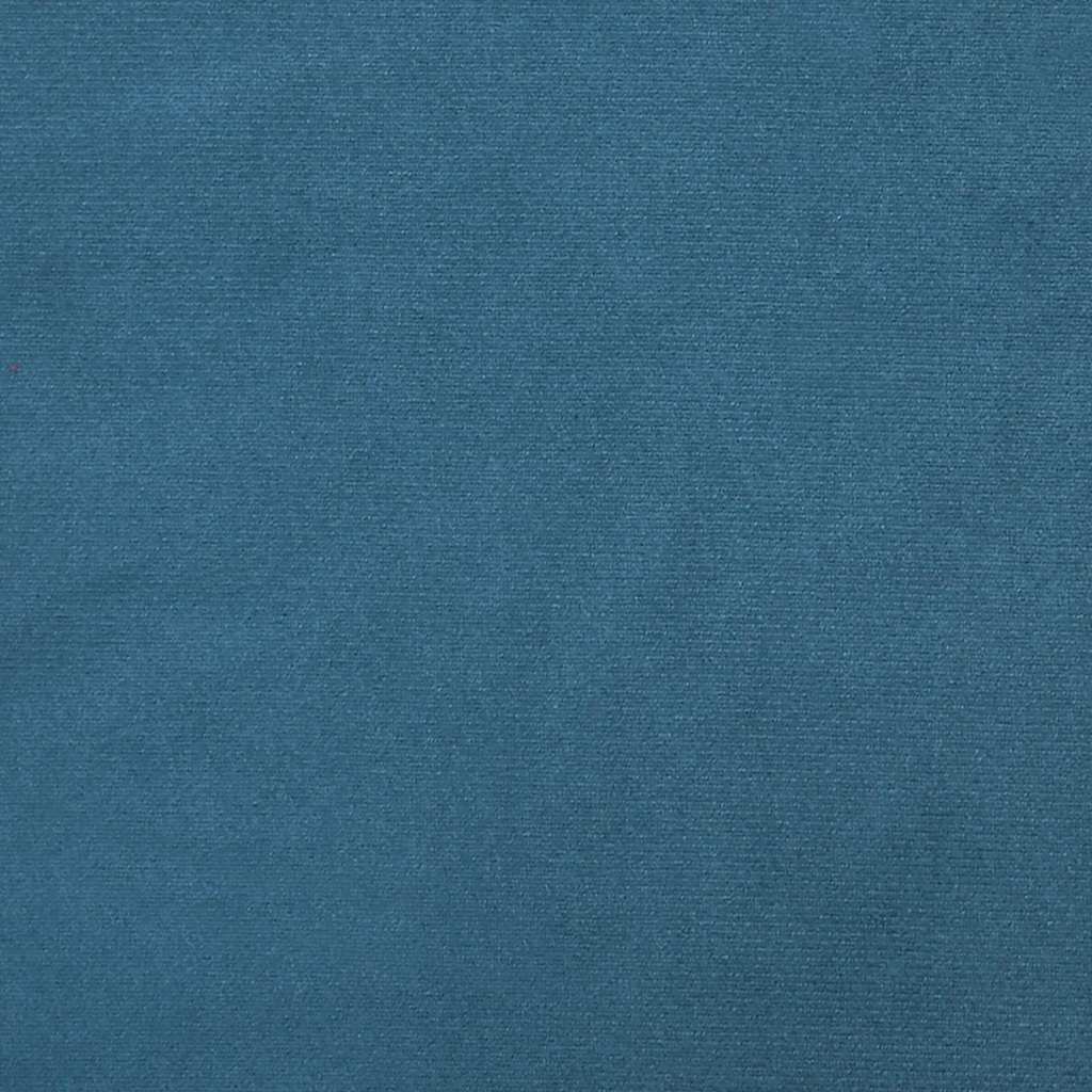 Cadre de lit ottoman sans matelas bleu foncé 140x190 cm velours