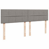 Cadre de lit ottoman avec matelas taupe 180x200 cm tissu