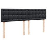 Cadre de lit ottoman avec matelas noir 200x200 cm similicuir