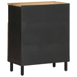 Sideboard 60x33,5x75 cm, massives rohes Mangoholz