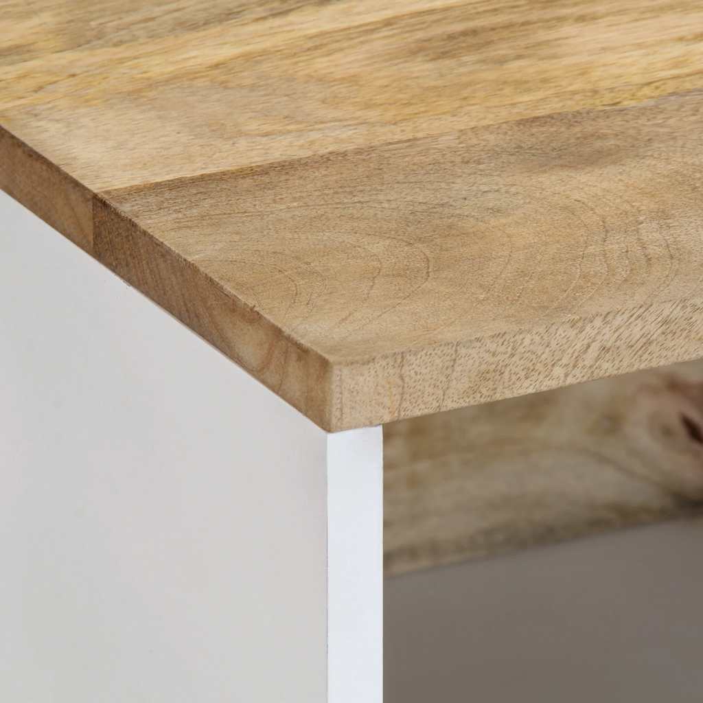 Table basse 80x50x40 cm bois de manguier massif