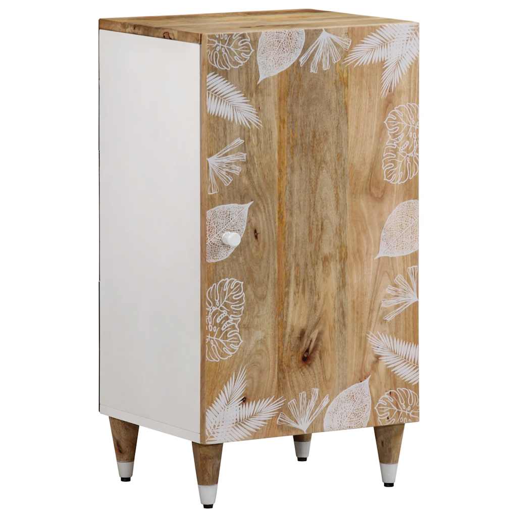 Buffet 40x33,5x75 cm bois de manguier massif