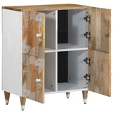 Buffet 60x33,5x75 cm bois de manguier massif