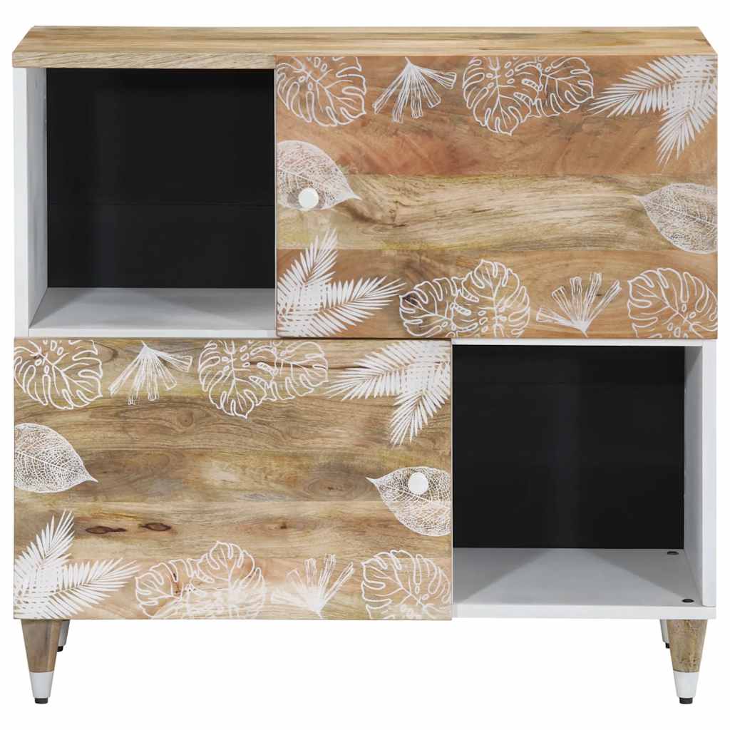 Buffet 80x33,5x75 cm bois massif de manguier