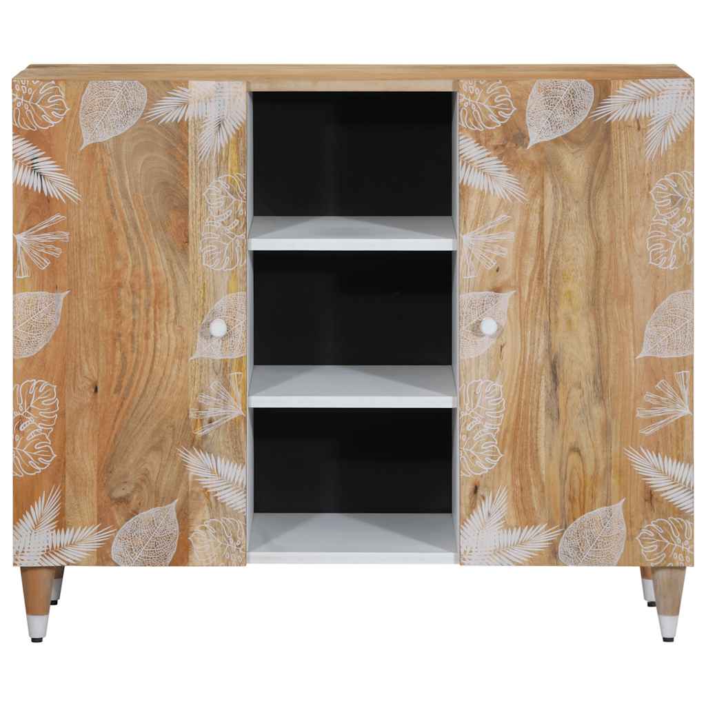 Buffet 90x33,5x75 cm bois massif de manguier