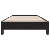 Cadre de lit sans matelas noir 80x210 cm velours