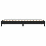 Cadre de lit sans matelas noir 80x210 cm velours