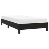 Cadre de lit sans matelas noir 90x210 cm velours