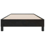 Cadre de lit sans matelas noir 90x210 cm velours