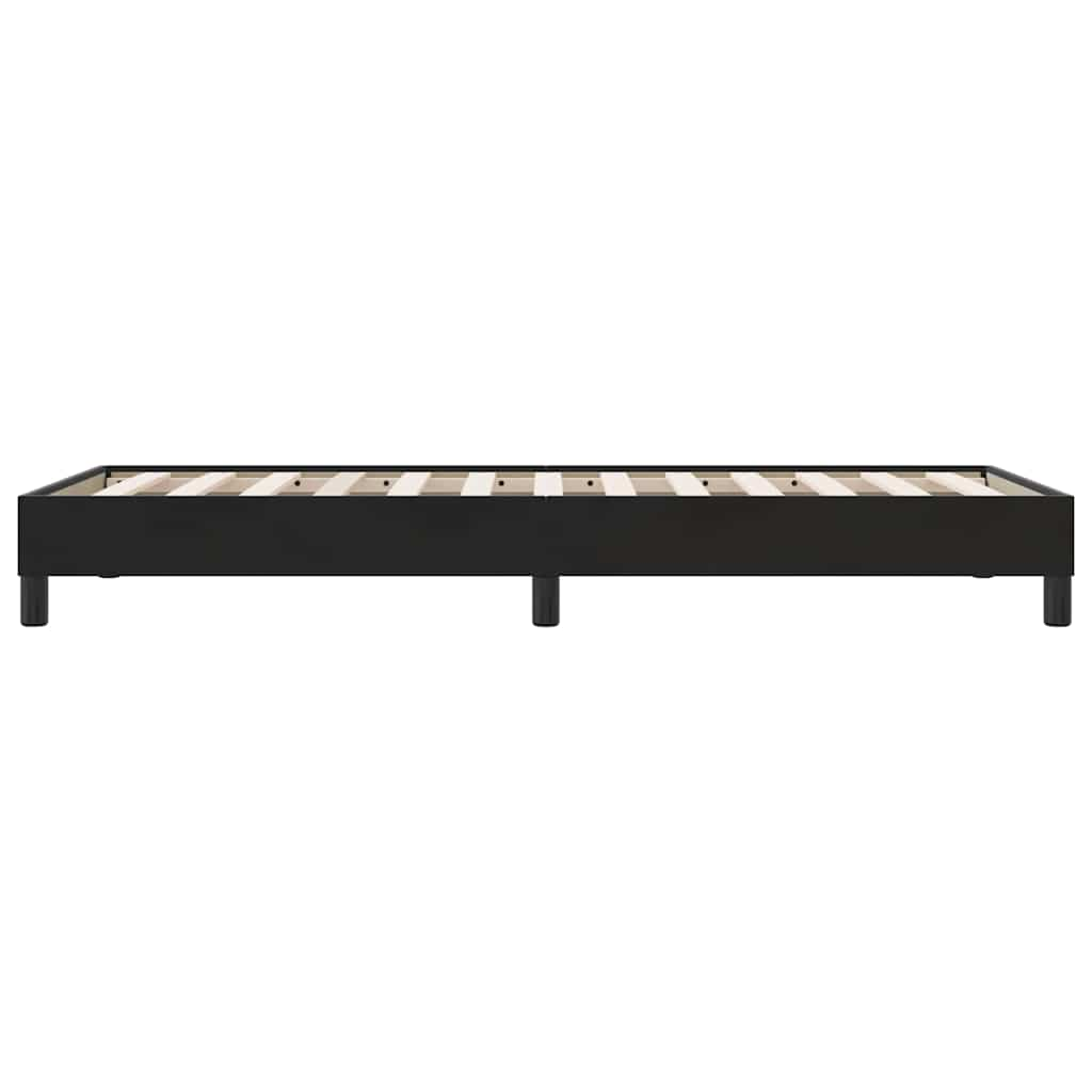 Cadre de lit sans matelas noir 90x210 cm velours