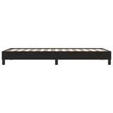 Cadre de lit sans matelas noir 90x210 cm velours