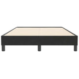 Cadre de lit sans matelas noir 120x210 cm velours