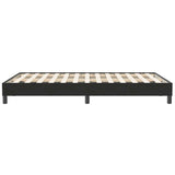 Cadre de lit sans matelas noir 120x210 cm velours