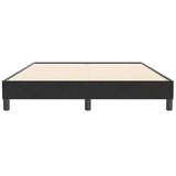 Cadre de lit sans matelas noir 140x210 cm velours