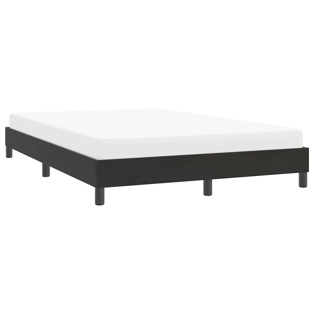 Cadre de lit sans matelas noir 160x210 cm velours