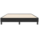 Cadre de lit sans matelas noir 160x210 cm velours