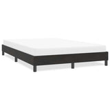 Cadre de lit sans matelas noir 160x210 cm velours