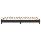 Cadre de lit sans matelas noir 180x210 cm velours