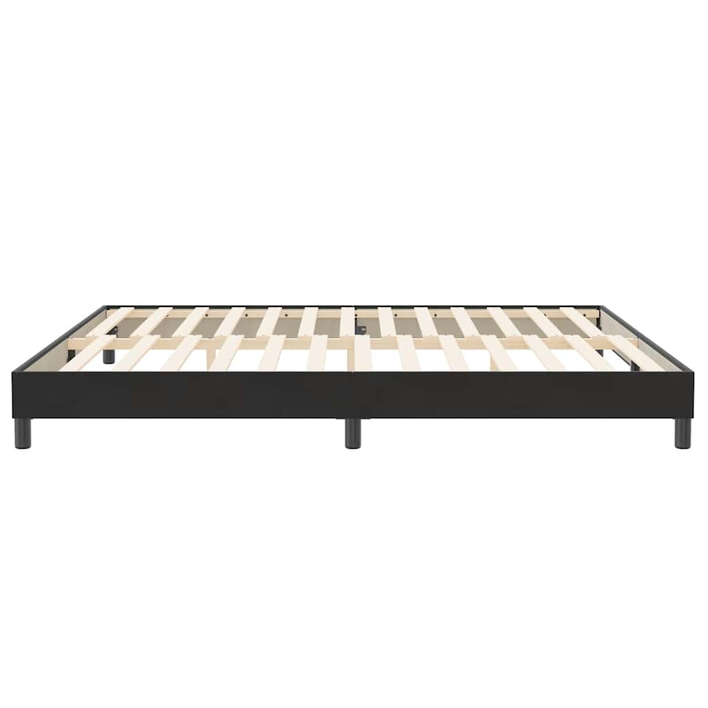 Cadre de lit sans matelas noir 200x210 cm velours