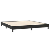 Cadre de lit sans matelas noir 200x210 cm velours