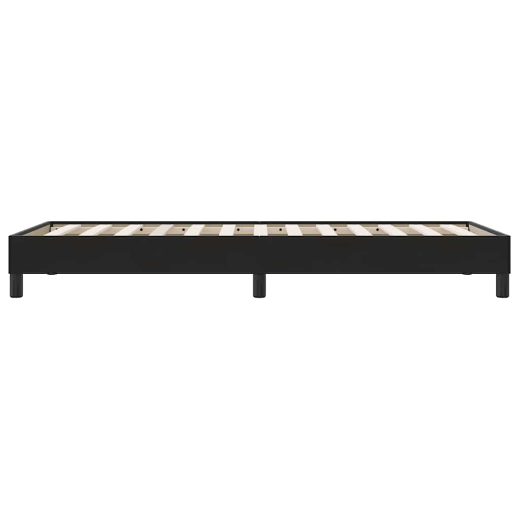 Cadre de lit sans matelas noir 80x220 cm velours