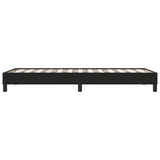 Cadre de lit sans matelas noir 80x220 cm velours