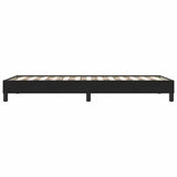 Cadre de lit sans matelas noir 100x220 cm velours