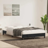 Cadre de lit sans matelas noir 120x220 cm velours