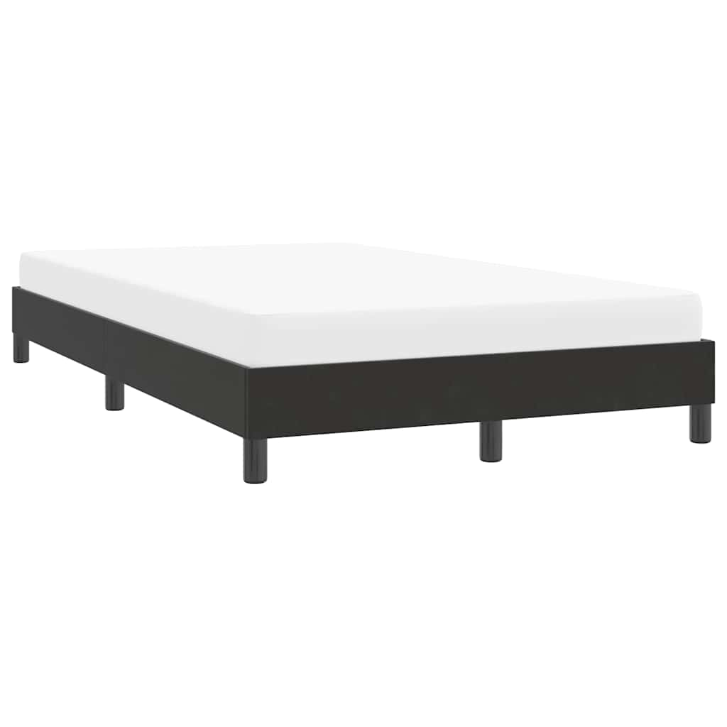 Cadre de lit sans matelas noir 120x220 cm velours