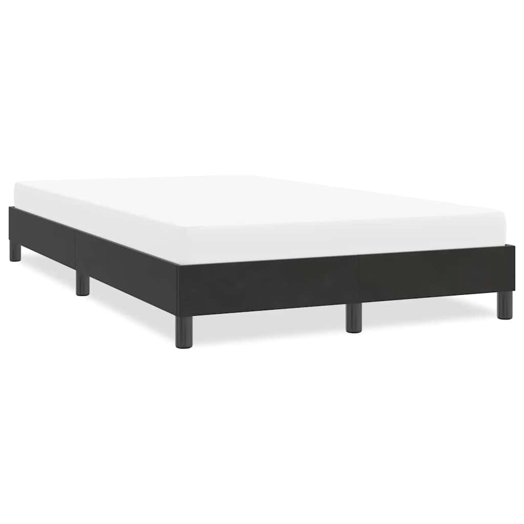 Cadre de lit sans matelas noir 120x220 cm velours