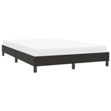 Cadre de lit sans matelas noir 140x220 cm velours