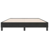 Cadre de lit sans matelas noir 140x220 cm velours