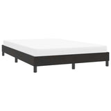 Cadre de lit sans matelas noir 160x220 cm velours