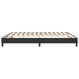 Cadre de lit sans matelas noir 180x220 cm velours