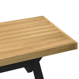 Table basse NOAIN pieds en forme de X 120x60x40 cm massif pin