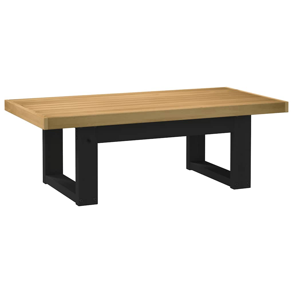 Table basse NOAIN pieds en forme de U 120x60x40 cm massif pin