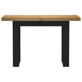 Table console NOAIN pieds en forme de U 120x30x75 cm massif pin