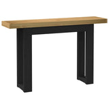 NOAIN console table U-shaped legs 120x30x75 cm solid pine